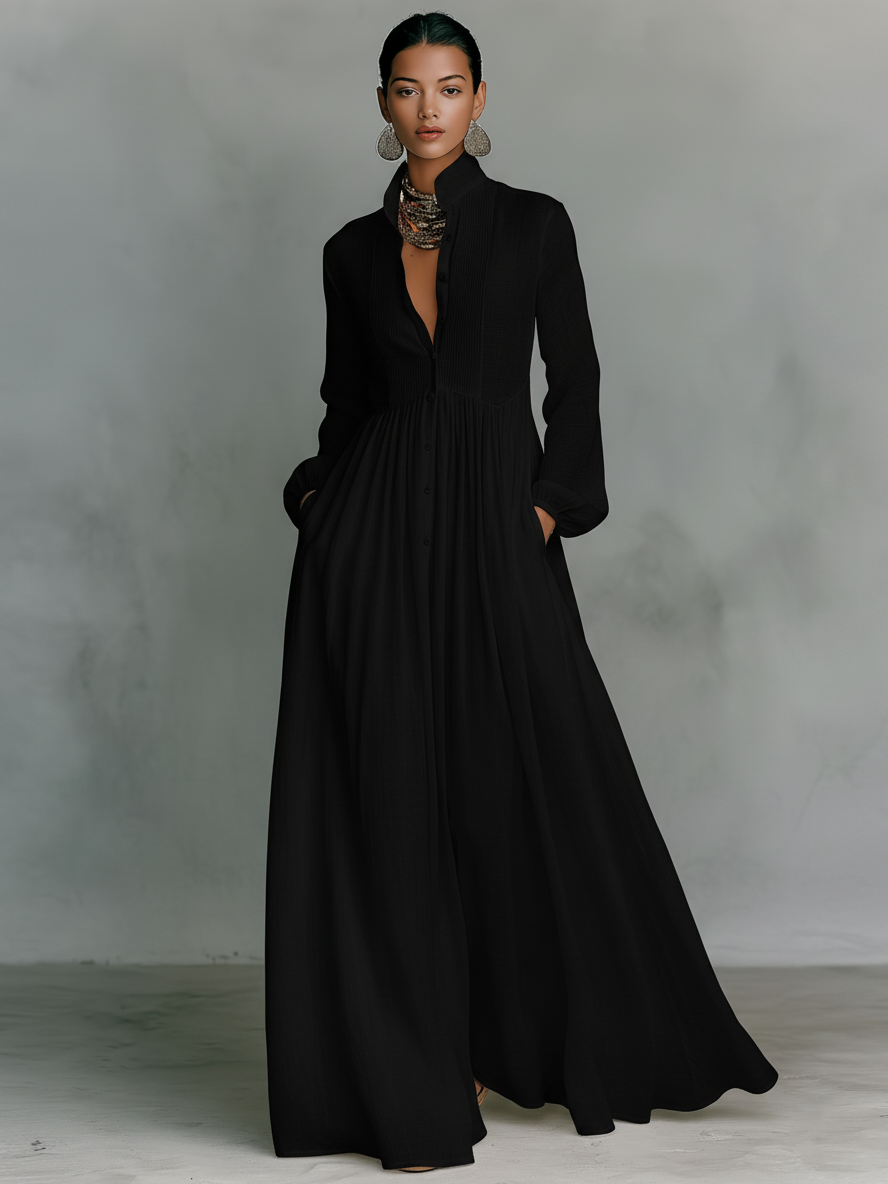 Abito Maxi Patchwork