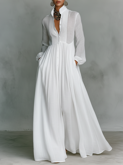 Abito Maxi Patchwork