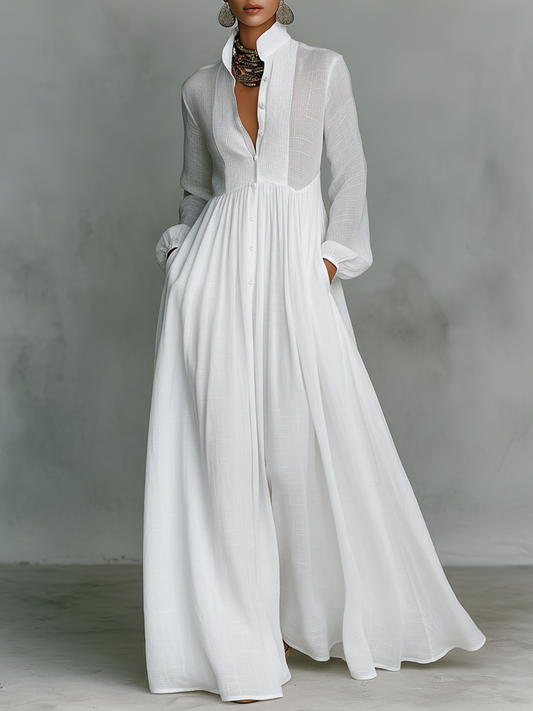 Abito Maxi Patchwork