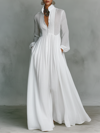 Abito Maxi Patchwork