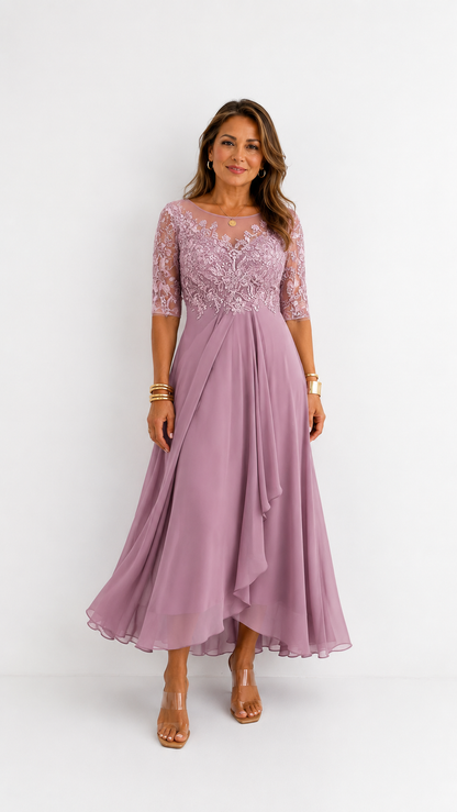 RHONDA | Elegante abito in pizzo