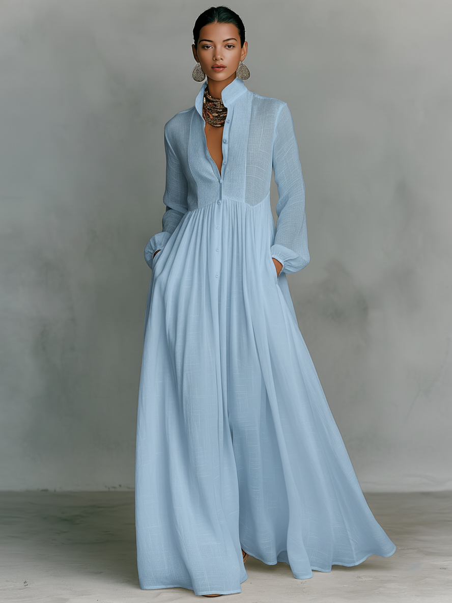 Abito Maxi Patchwork
