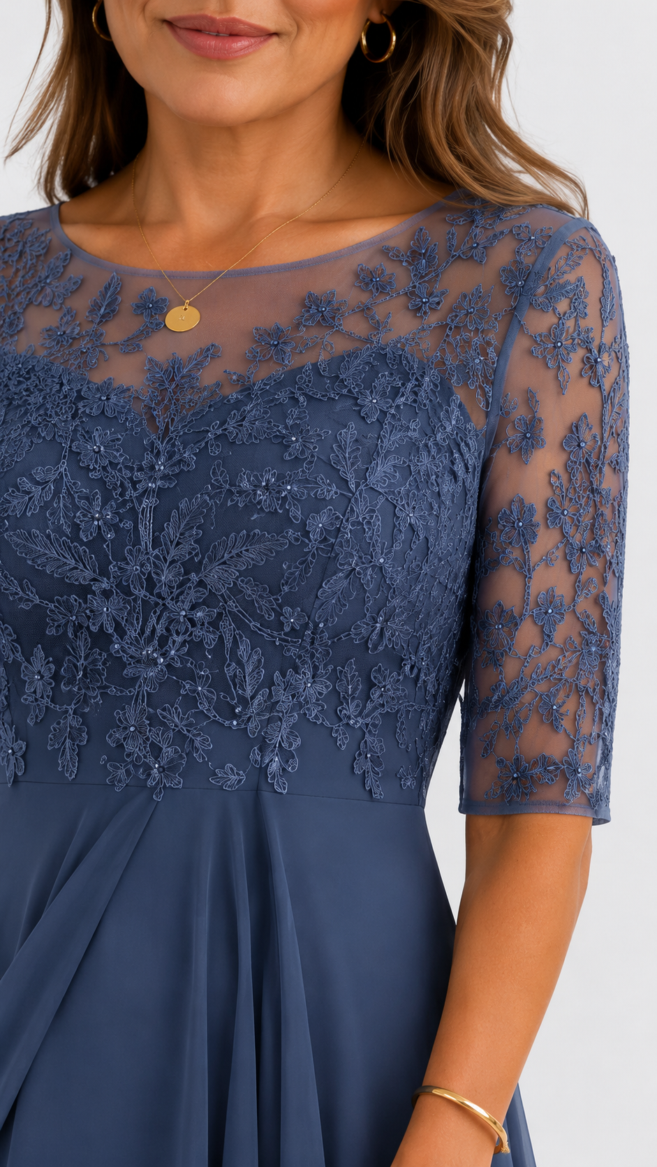 RHONDA | Elegante abito in pizzo