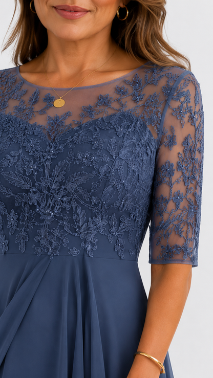 RHONDA | Elegante abito in pizzo