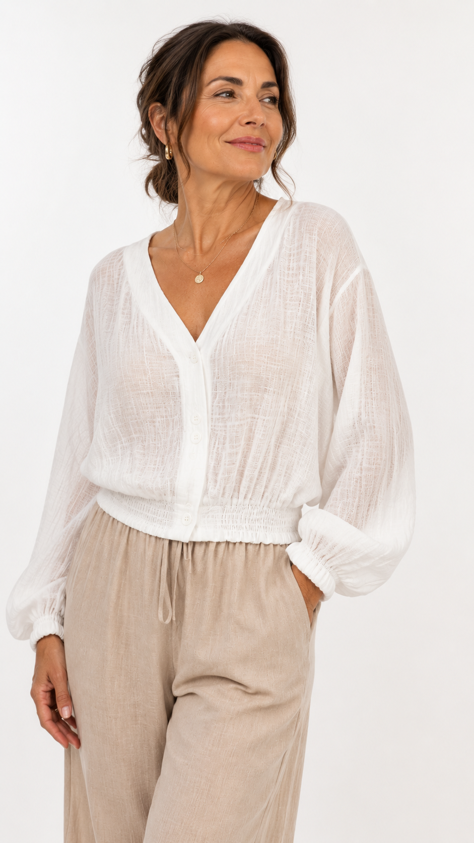 Blusa Valentina – Leggera, Elegante e Raffinata