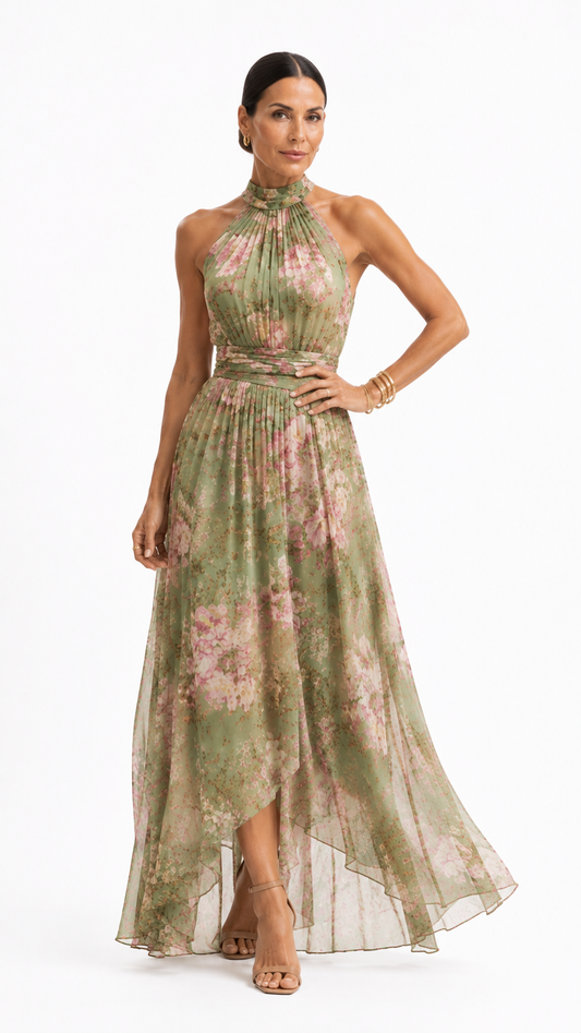 Abito Midi Floreale Olivia