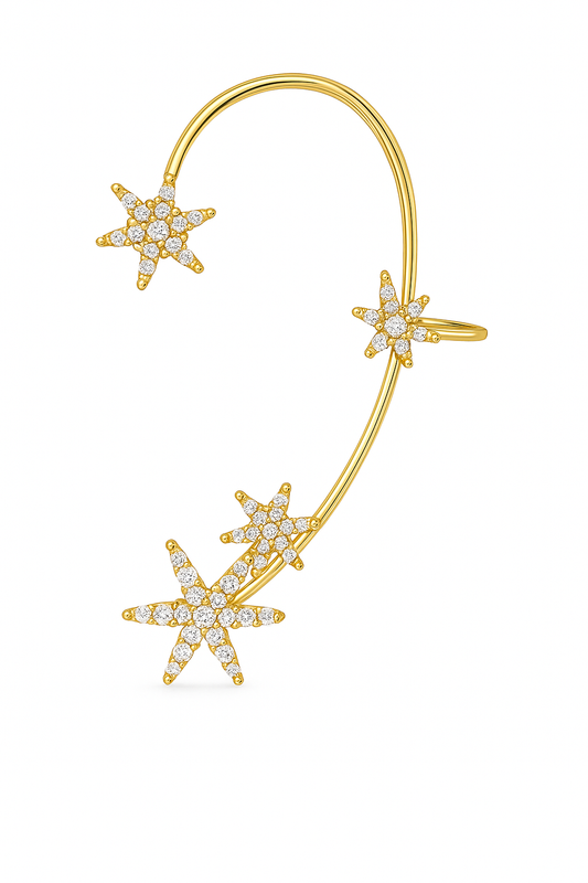 Nova Bloom Ear Cuff