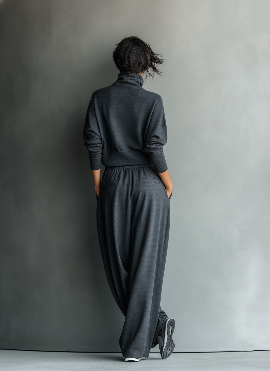 Set Oversized Charcoal