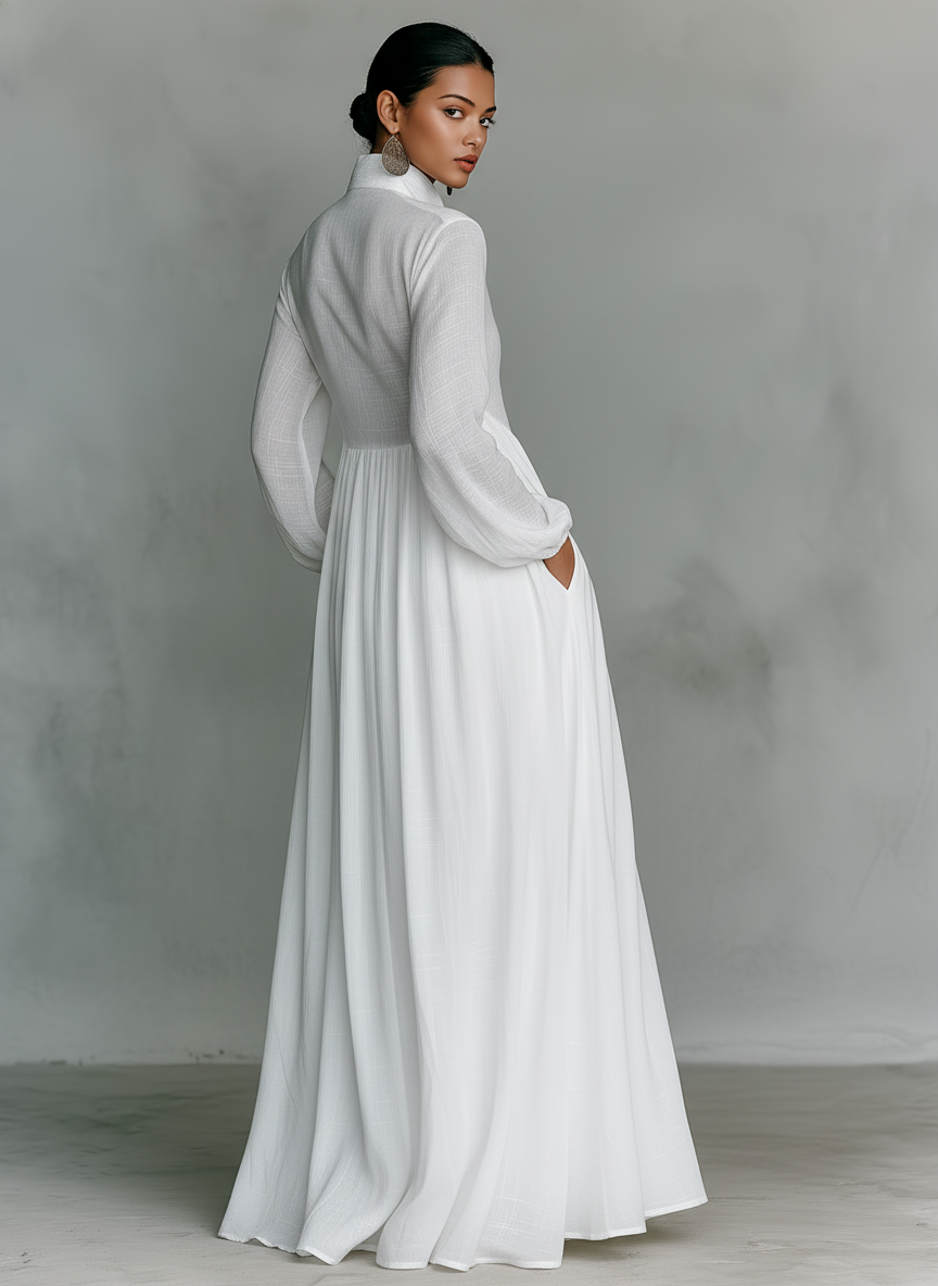 Abito Maxi Patchwork