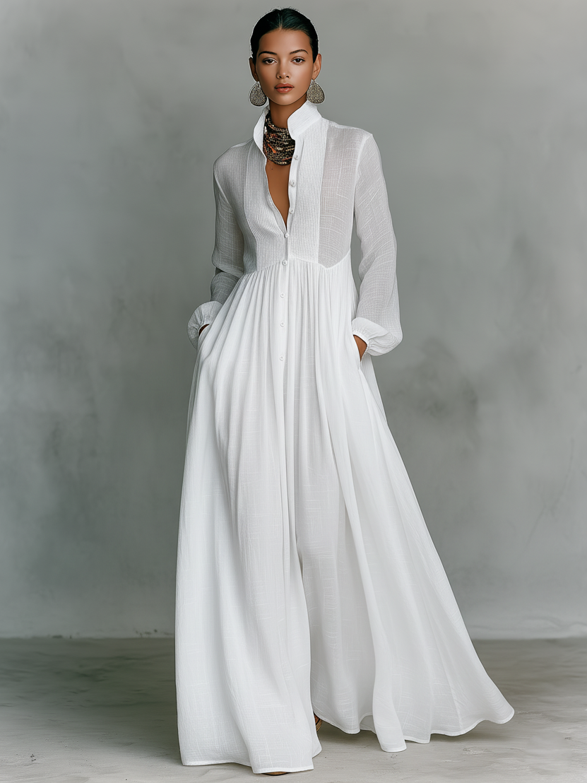 Abito Maxi Patchwork