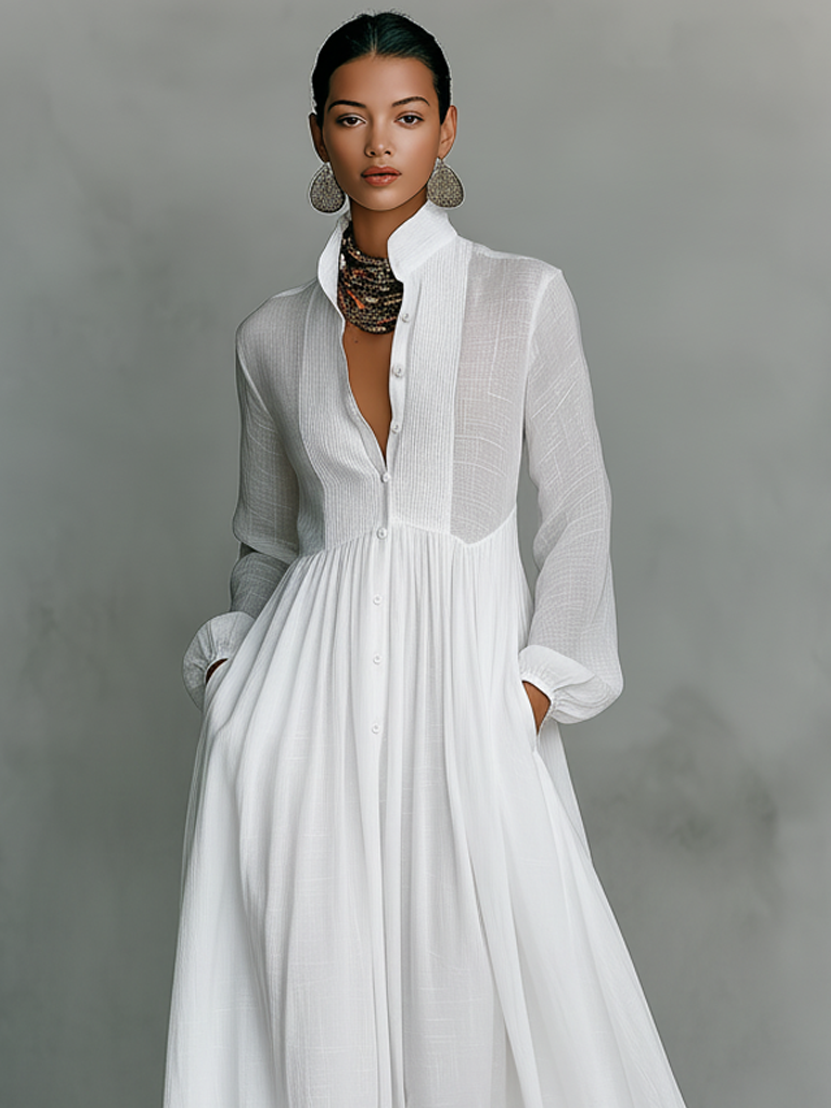 Abito Maxi Patchwork