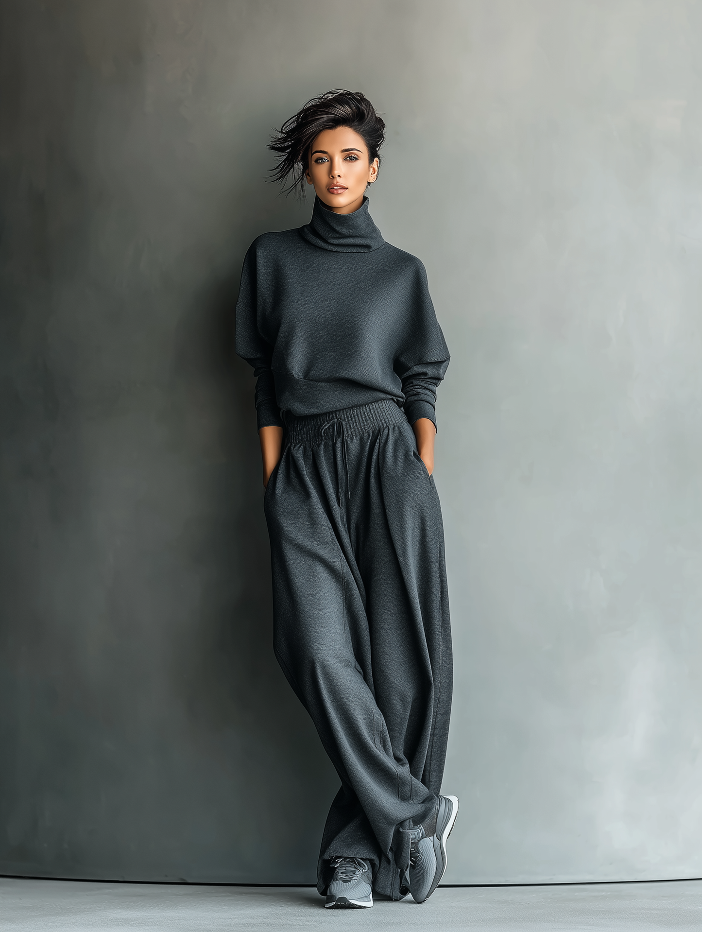 Set Oversized Charcoal