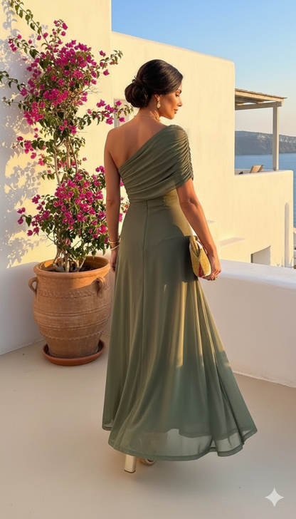 Uma - Abito lungo fluido dal design elegante